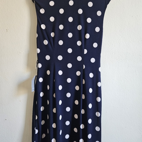 ELIZA J DRESS SIZE 6 BLU AND WHITE - Picture 4 of 16